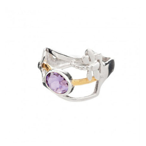 Small Dragonfly Ring in various gemstones